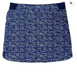 Blue Patterned Women's Skirt
